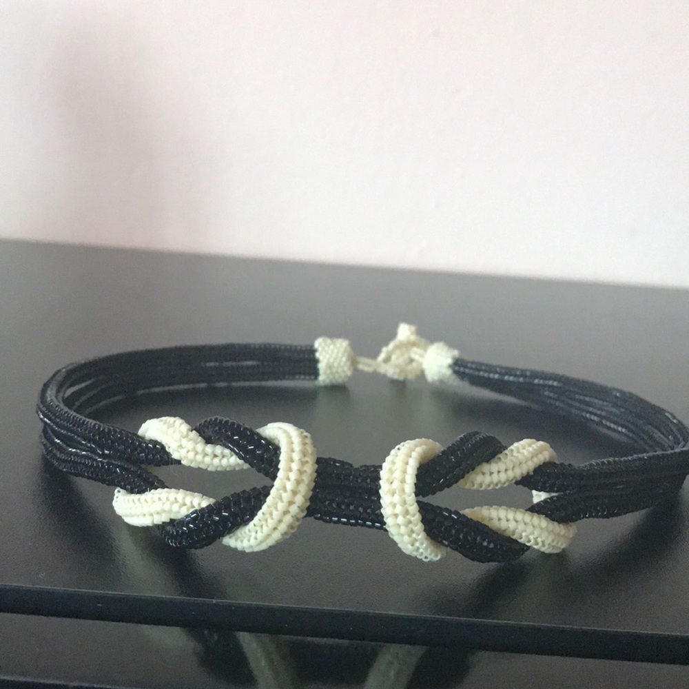 Hand made choker necklace with beets